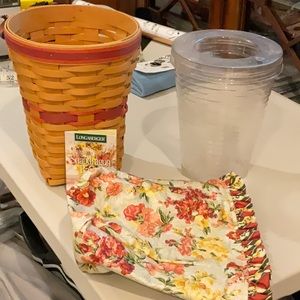 Longaberger 1998 May Series Snapdragon Basket